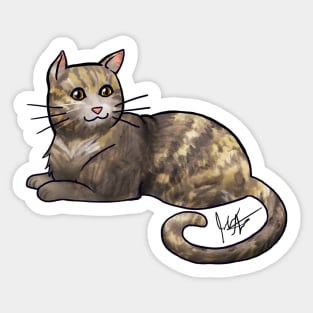 Cat - American Shorthair - Tortoise Shell Sticker